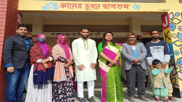 প্রাথমিক বিদ্যালয়ে,  নানা আয়োজনে,  পিঠা উৎসব পালিত