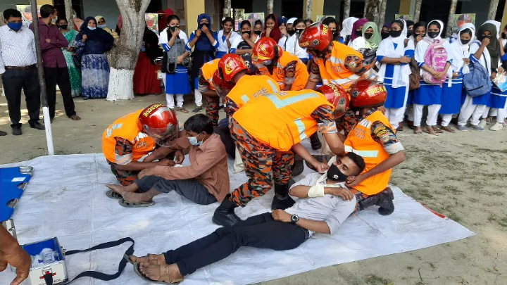 ঝিনাইদহে জাতীয় দুর্যোগ প্রস্তুতি দিবস পালন