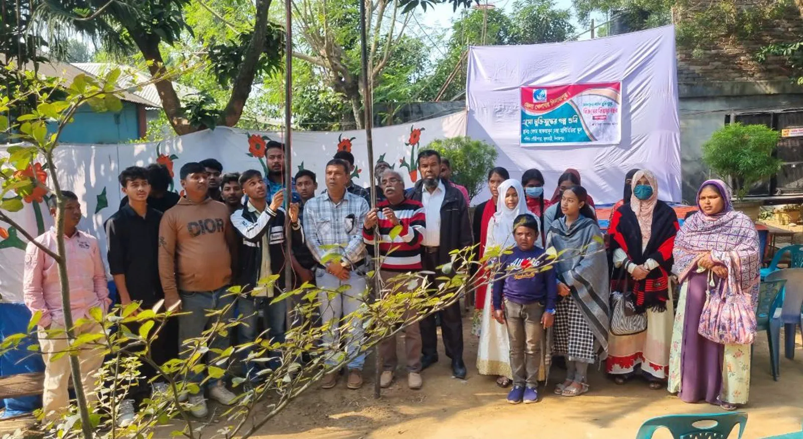 ফুলবাড়ীতে, মুক্তিযুদ্ধের স্মৃতি,  চারণমূলক গল্পের আসর